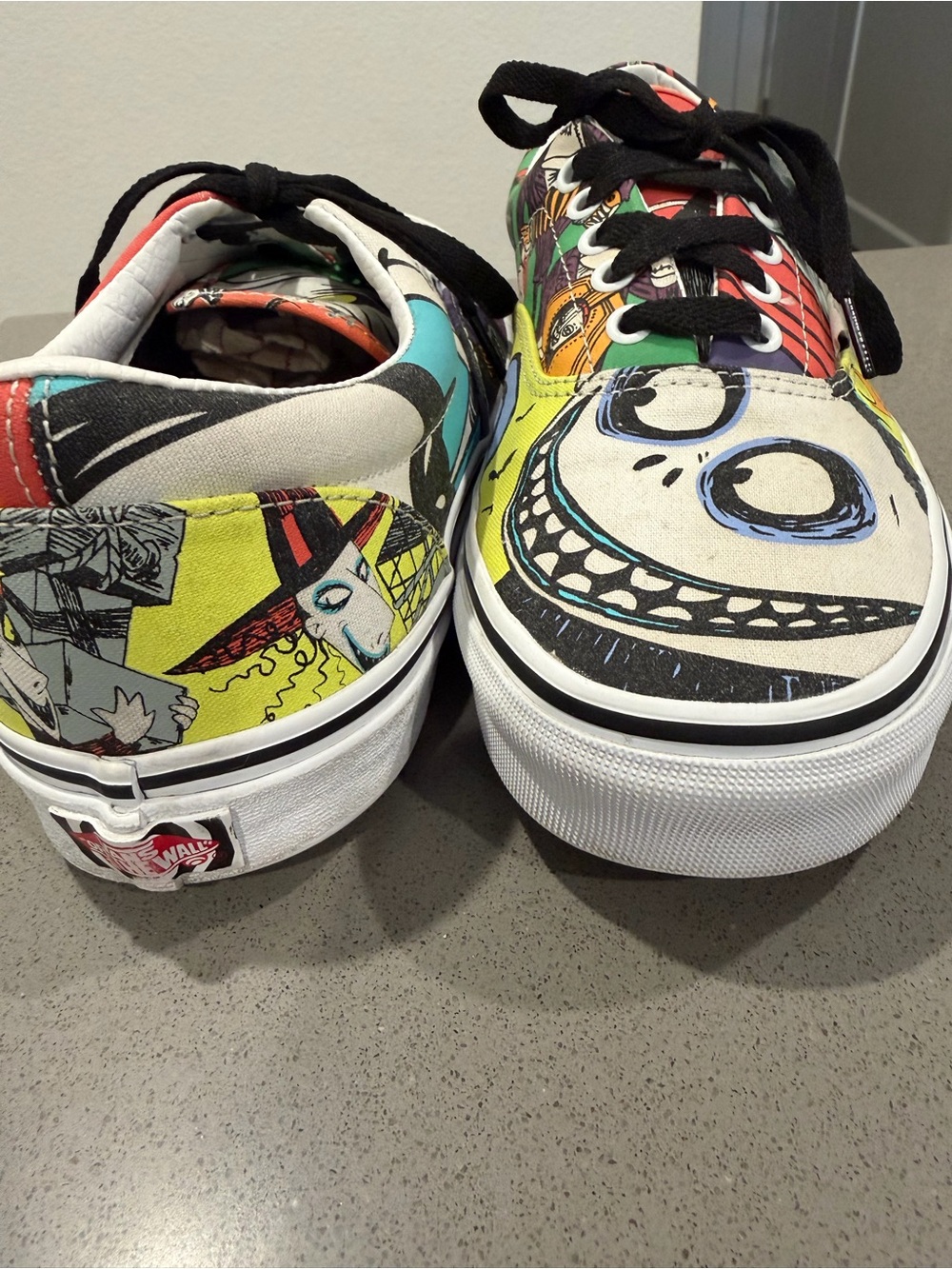 Rare Disney Nightmare Before Christmas Vans Men 10.5 Women 12 Shoes - Picture 3 of 12